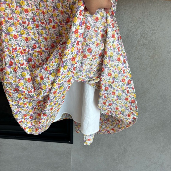 English Factory Floral Print Babydoll Dress, Size XS - Picture 12 of 16